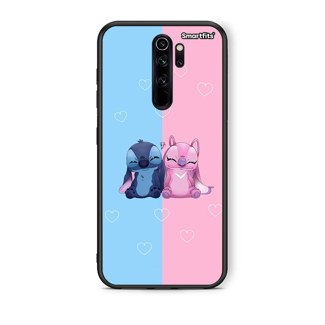 Xiaomi Redmi Note 8 Pro Stitch And Angel θήκη από τη Smartfits με σχέδιο στο πίσω μέρος και μαύρο περίβλημα | Smartphone case with colorful back and black bezels by Smartfits