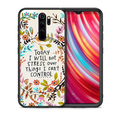 Θήκη Xiaomi Redmi Note 8 Pro Stress Over από τη Smartfits με σχέδιο στο πίσω μέρος και μαύρο περίβλημα | Xiaomi Redmi Note 8 Pro Stress Over case with colorful back and black bezels