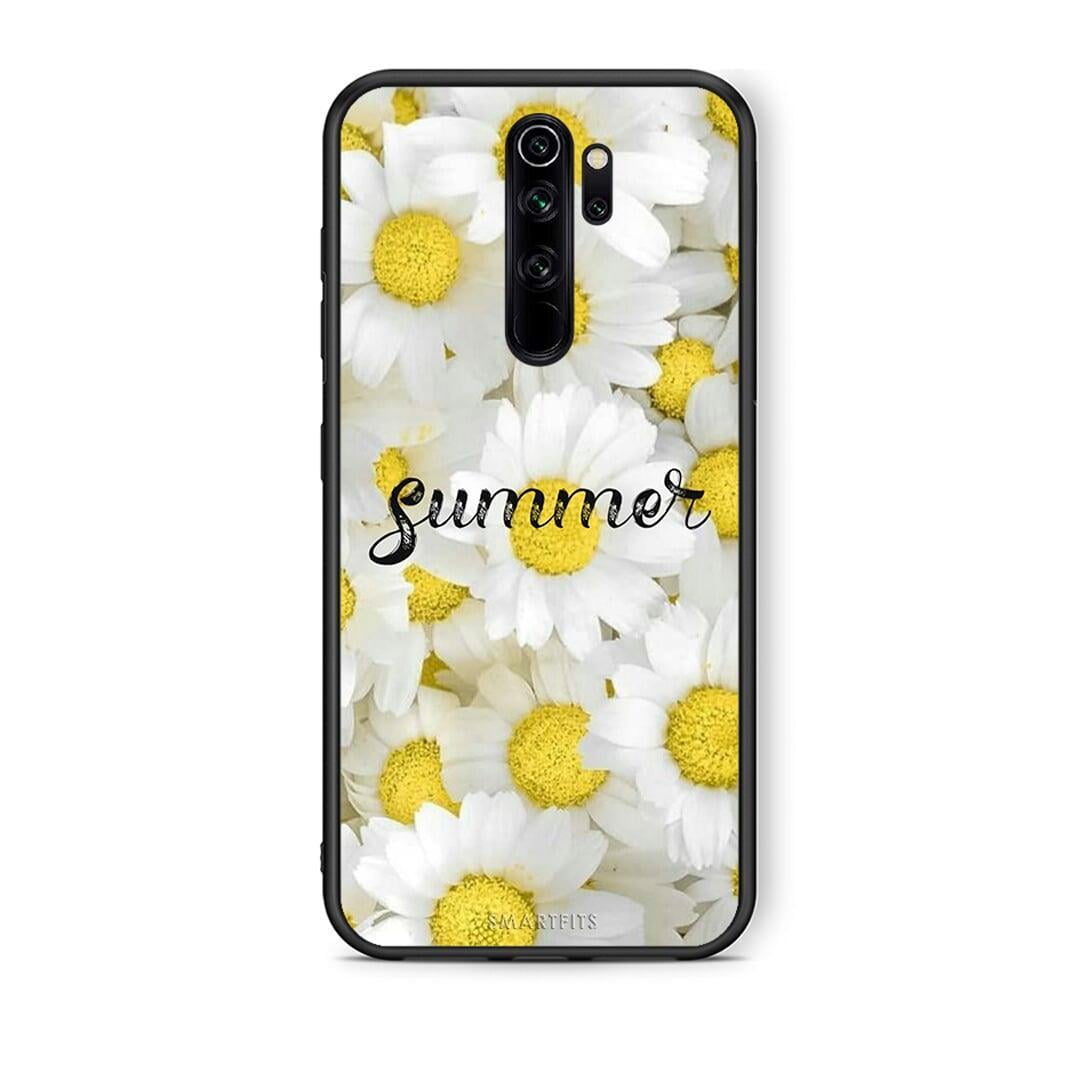Xiaomi Redmi Note 8 Pro Summer Daisies Θήκη από τη Smartfits με σχέδιο στο πίσω μέρος και μαύρο περίβλημα | Smartphone case with colorful back and black bezels by Smartfits