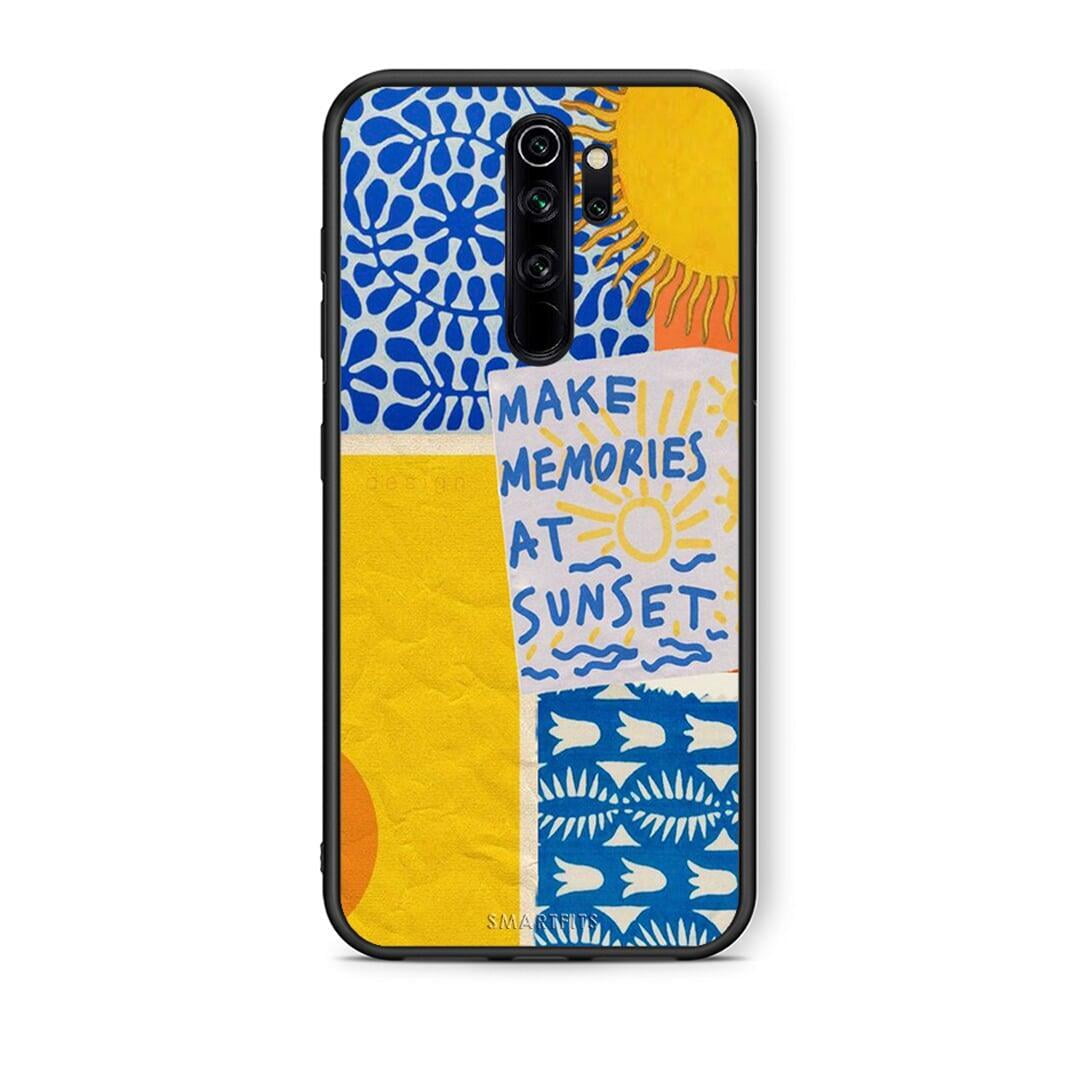 Xiaomi Redmi Note 8 Pro Sunset Memories Θήκη από τη Smartfits με σχέδιο στο πίσω μέρος και μαύρο περίβλημα | Smartphone case with colorful back and black bezels by Smartfits