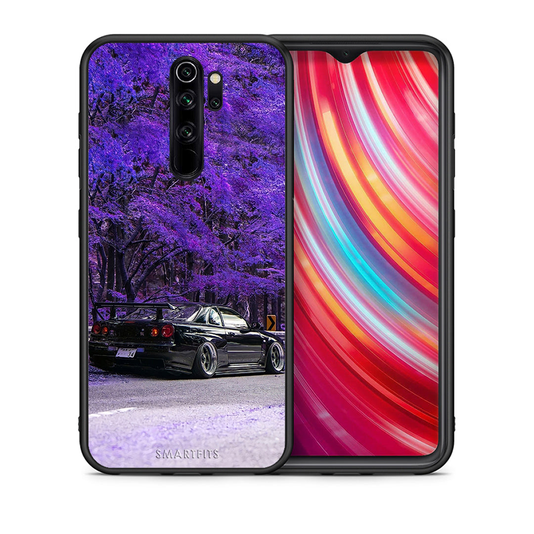 Θήκη Αγίου Βαλεντίνου Xiaomi Redmi Note 8 Pro Super Car από τη Smartfits με σχέδιο στο πίσω μέρος και μαύρο περίβλημα | Xiaomi Redmi Note 8 Pro Super Car case with colorful back and black bezels