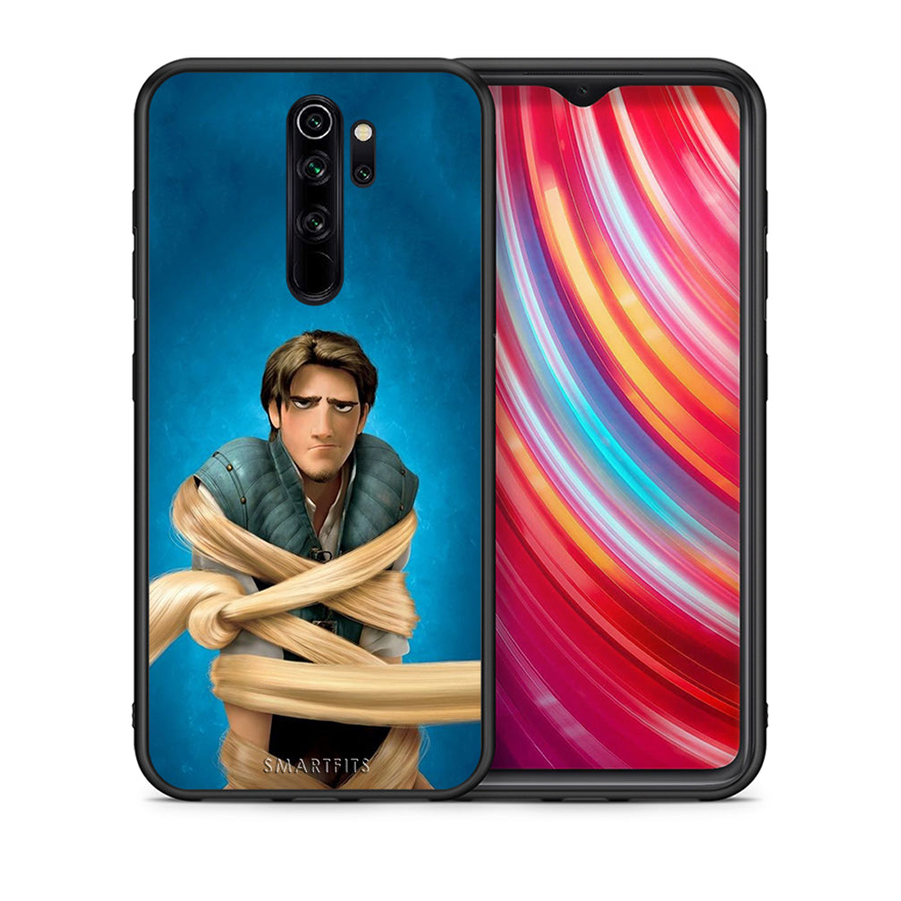 Θήκη Αγίου Βαλεντίνου Xiaomi Redmi Note 8 Pro Tangled 1 από τη Smartfits με σχέδιο στο πίσω μέρος και μαύρο περίβλημα | Xiaomi Redmi Note 8 Pro Tangled 1 case with colorful back and black bezels