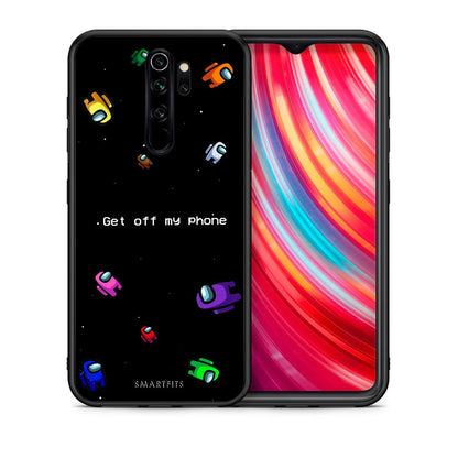Θήκη Xiaomi Redmi Note 8 Pro AFK Text από τη Smartfits με σχέδιο στο πίσω μέρος και μαύρο περίβλημα | Xiaomi Redmi Note 8 Pro AFK Text case with colorful back and black bezels