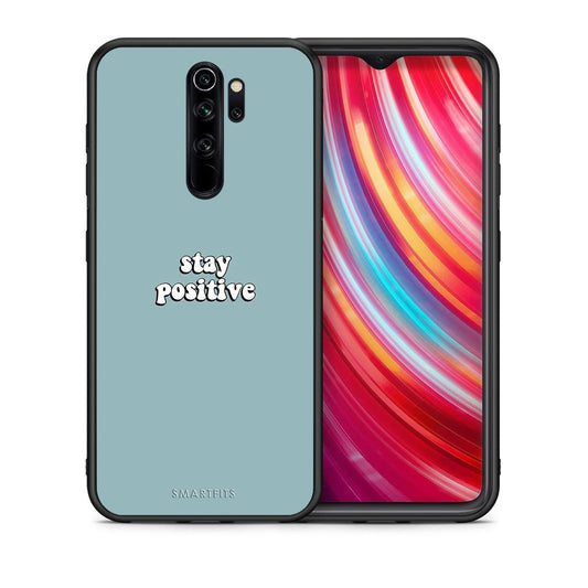 Θήκη Xiaomi Redmi Note 8 Pro Positive Text από τη Smartfits με σχέδιο στο πίσω μέρος και μαύρο περίβλημα | Xiaomi Redmi Note 8 Pro Positive Text case with colorful back and black bezels