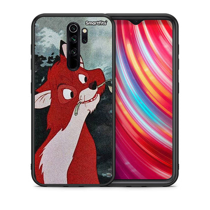 Θήκη Xiaomi Redmi Note 8 Pro Tod And Vixey Love 1 από τη Smartfits με σχέδιο στο πίσω μέρος και μαύρο περίβλημα | Xiaomi Redmi Note 8 Pro Tod And Vixey Love 1 case with colorful back and black bezels