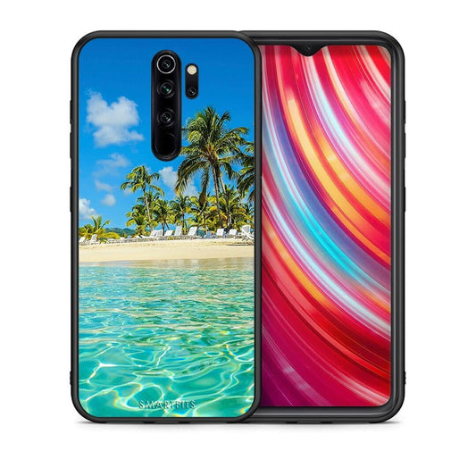 Θήκη Xiaomi Redmi Note 8 Pro Tropical Vibes από τη Smartfits με σχέδιο στο πίσω μέρος και μαύρο περίβλημα | Xiaomi Redmi Note 8 Pro Tropical Vibes case with colorful back and black bezels