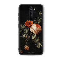 Thumbnail for Xiaomi Redmi Note 8 Pro Vintage Roses θήκη από τη Smartfits με σχέδιο στο πίσω μέρος και μαύρο περίβλημα | Smartphone case with colorful back and black bezels by Smartfits
