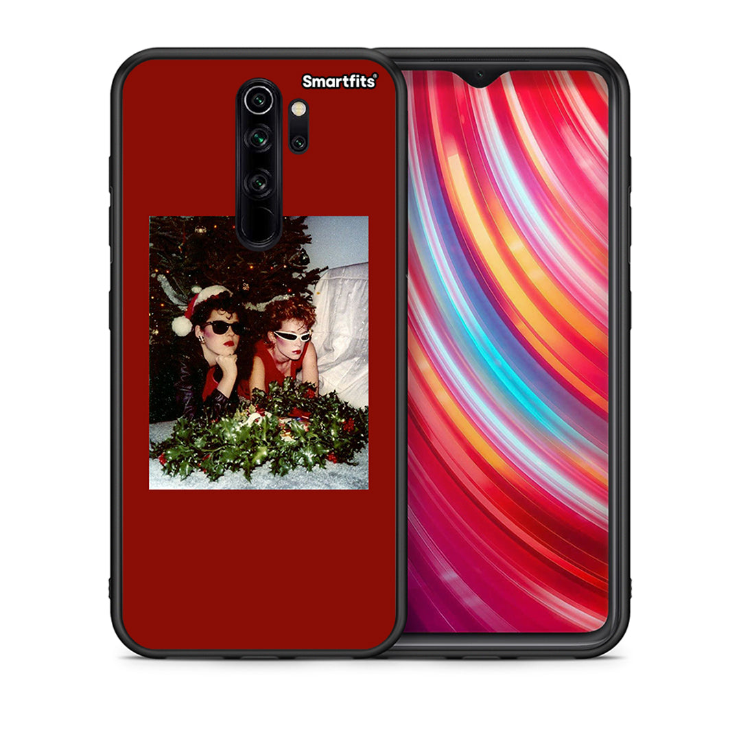 Θήκη Xiaomi Redmi Note 8 Pro Waiting For Xmas από τη Smartfits με σχέδιο στο πίσω μέρος και μαύρο περίβλημα | Xiaomi Redmi Note 8 Pro Waiting For Xmas case with colorful back and black bezels