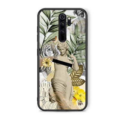 Xiaomi Redmi Note 8 Pro Woman Statue θήκη από τη Smartfits με σχέδιο στο πίσω μέρος και μαύρο περίβλημα | Smartphone case with colorful back and black bezels by Smartfits