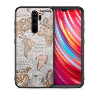 Thumbnail for Θήκη Xiaomi Redmi Note 8 Pro World Map από τη Smartfits με σχέδιο στο πίσω μέρος και μαύρο περίβλημα | Xiaomi Redmi Note 8 Pro World Map case with colorful back and black bezels