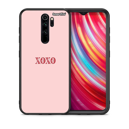 Θήκη Xiaomi Redmi Note 8 Pro XOXO Love από τη Smartfits με σχέδιο στο πίσω μέρος και μαύρο περίβλημα | Xiaomi Redmi Note 8 Pro XOXO Love case with colorful back and black bezels