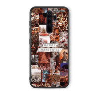 Thumbnail for Xiaomi Redmi Note 8 Pro Xmas Collage θήκη από τη Smartfits με σχέδιο στο πίσω μέρος και μαύρο περίβλημα | Smartphone case with colorful back and black bezels by Smartfits