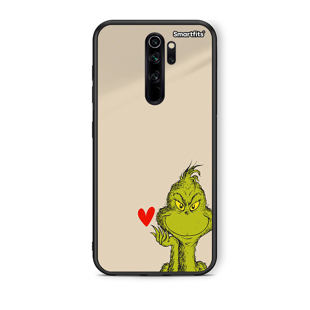 Xiaomi Redmi Note 8 Pro Xmas Grinch θήκη από τη Smartfits με σχέδιο στο πίσω μέρος και μαύρο περίβλημα | Smartphone case with colorful back and black bezels by Smartfits