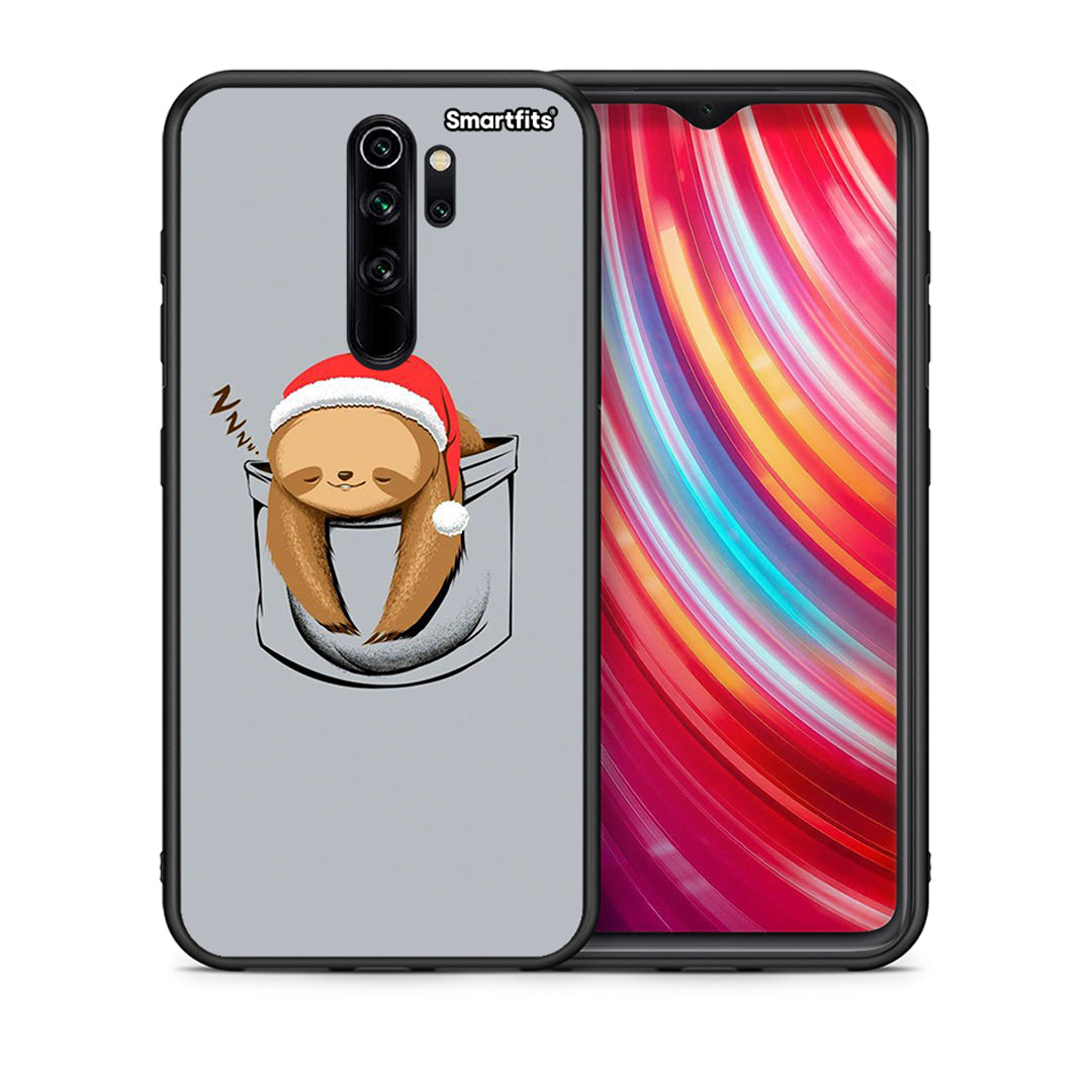 Θήκη Xiaomi Redmi Note 8 Pro Xmas Zzzz από τη Smartfits με σχέδιο στο πίσω μέρος και μαύρο περίβλημα | Xiaomi Redmi Note 8 Pro Xmas Zzzz case with colorful back and black bezels