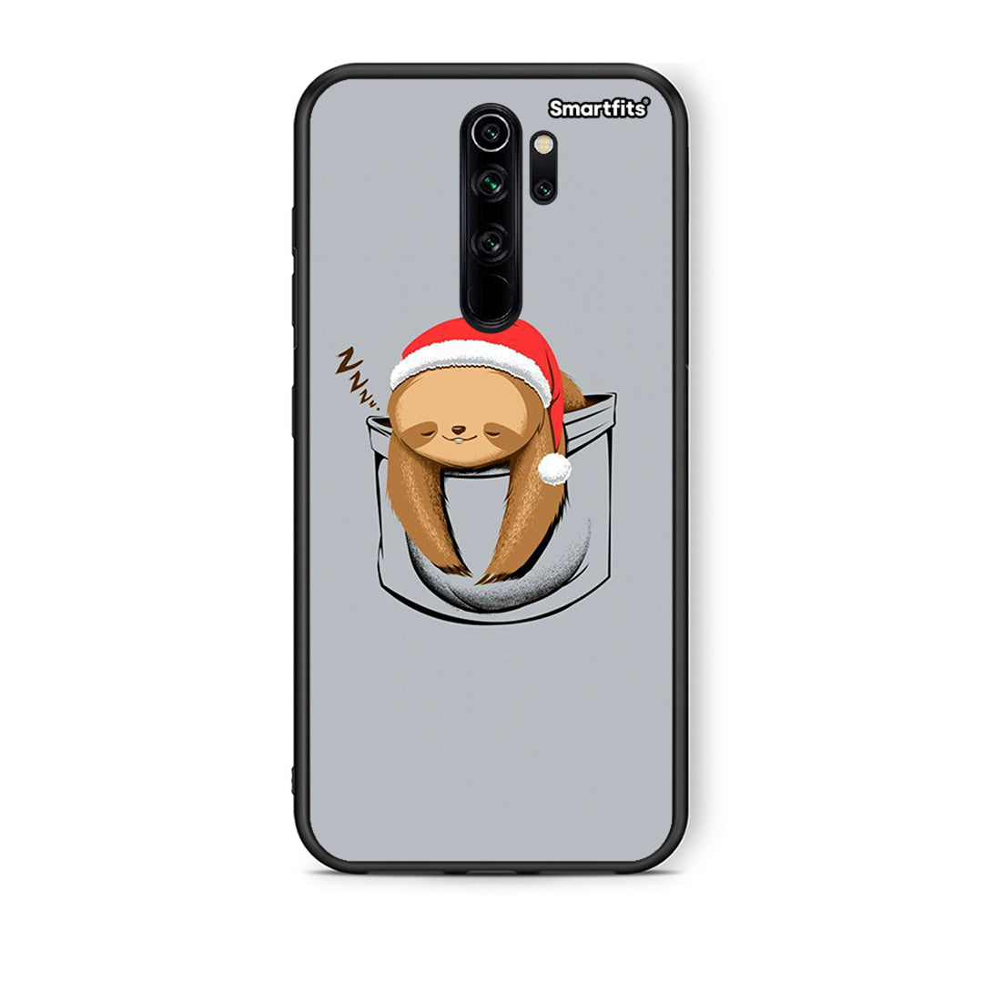 Xiaomi Redmi Note 8 Pro Xmas Zzzz θήκη από τη Smartfits με σχέδιο στο πίσω μέρος και μαύρο περίβλημα | Smartphone case with colorful back and black bezels by Smartfits