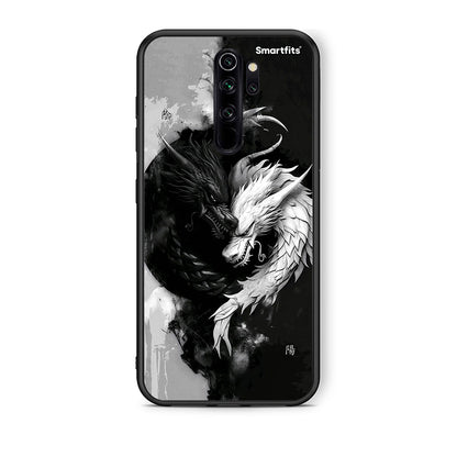 Xiaomi Redmi Note 8 Pro Yin Yang Θήκη από τη Smartfits με σχέδιο στο πίσω μέρος και μαύρο περίβλημα | Smartphone case with colorful back and black bezels by Smartfits