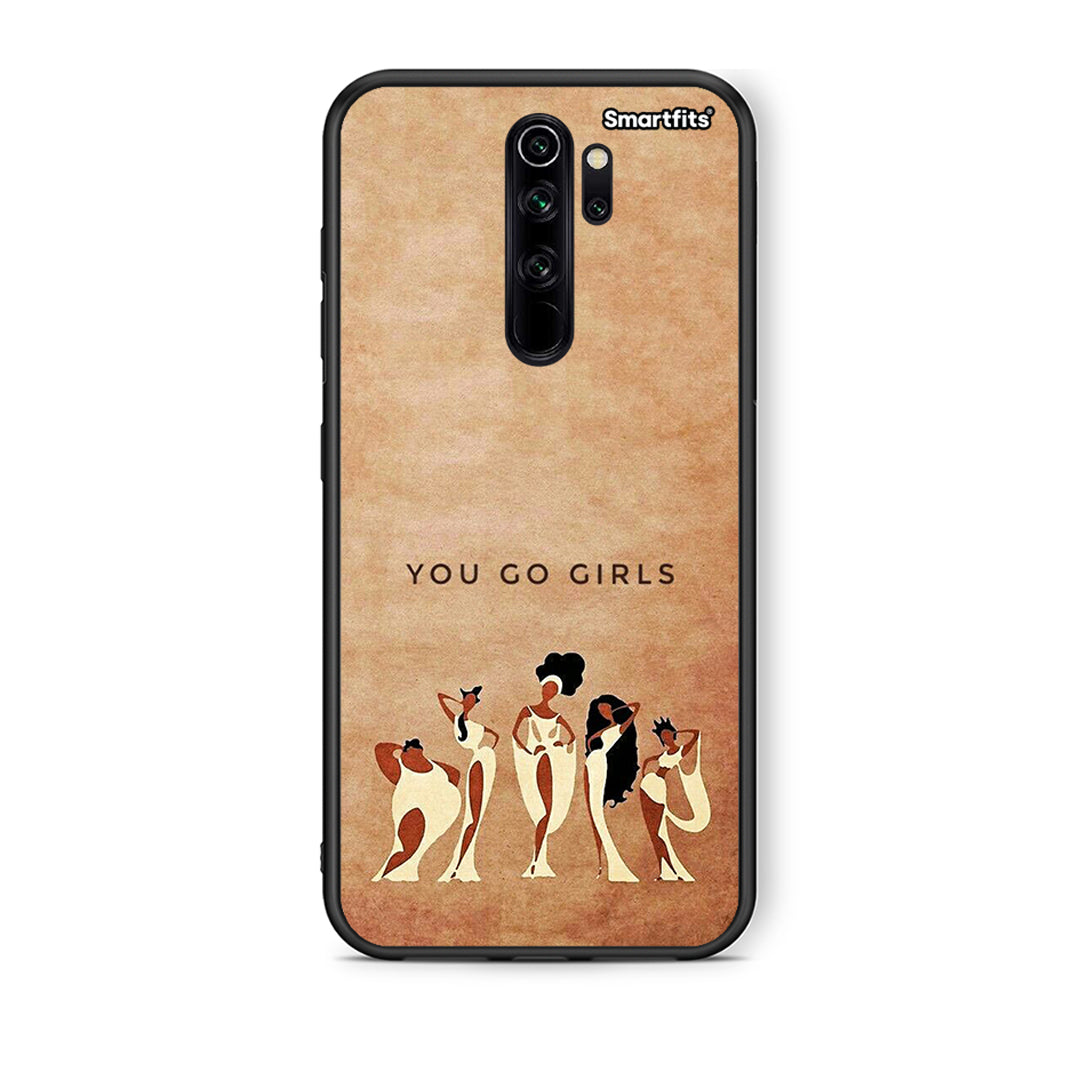 Xiaomi Redmi Note 8 Pro You Go Girl θήκη από τη Smartfits με σχέδιο στο πίσω μέρος και μαύρο περίβλημα | Smartphone case with colorful back and black bezels by Smartfits
