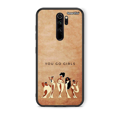 Xiaomi Redmi Note 8 Pro You Go Girl θήκη από τη Smartfits με σχέδιο στο πίσω μέρος και μαύρο περίβλημα | Smartphone case with colorful back and black bezels by Smartfits