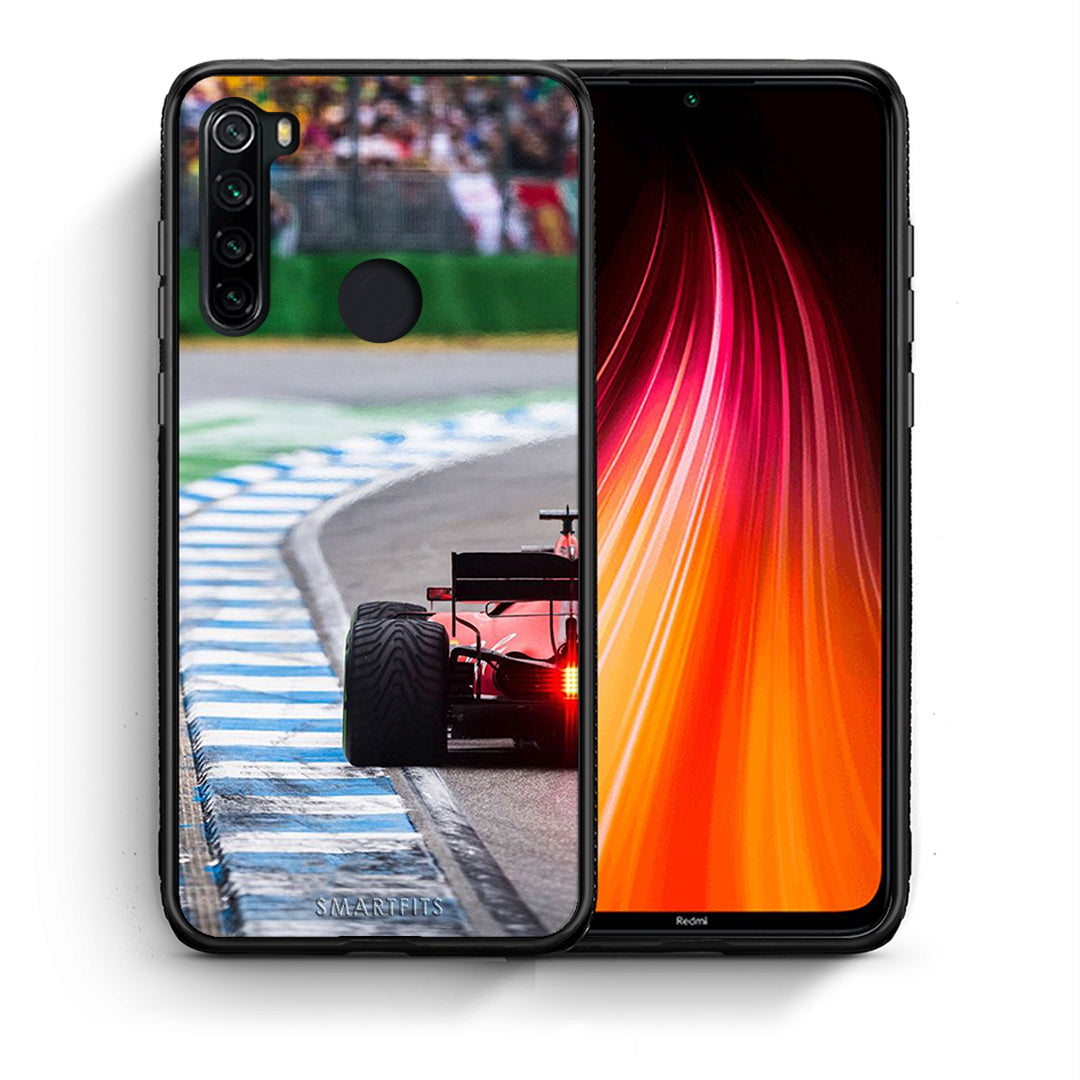 Θήκη Xiaomi Redmi Note 8 Racing Vibes από τη Smartfits με σχέδιο στο πίσω μέρος και μαύρο περίβλημα | Xiaomi Redmi Note 8 Racing Vibes case with colorful back and black bezels