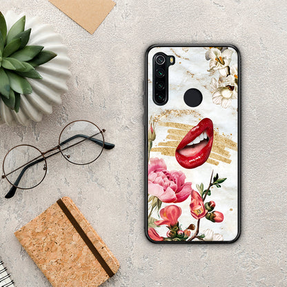 Red Lips - Xiaomi Redmi Note 8 θήκη