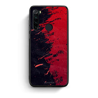 Thumbnail for Xiaomi Redmi Note 8 Red Paint Θήκη Αγίου Βαλεντίνου από τη Smartfits με σχέδιο στο πίσω μέρος και μαύρο περίβλημα | Smartphone case with colorful back and black bezels by Smartfits