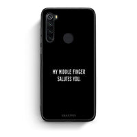 Thumbnail for Xiaomi Redmi Note 8 Salute θήκη από τη Smartfits με σχέδιο στο πίσω μέρος και μαύρο περίβλημα | Smartphone case with colorful back and black bezels by Smartfits