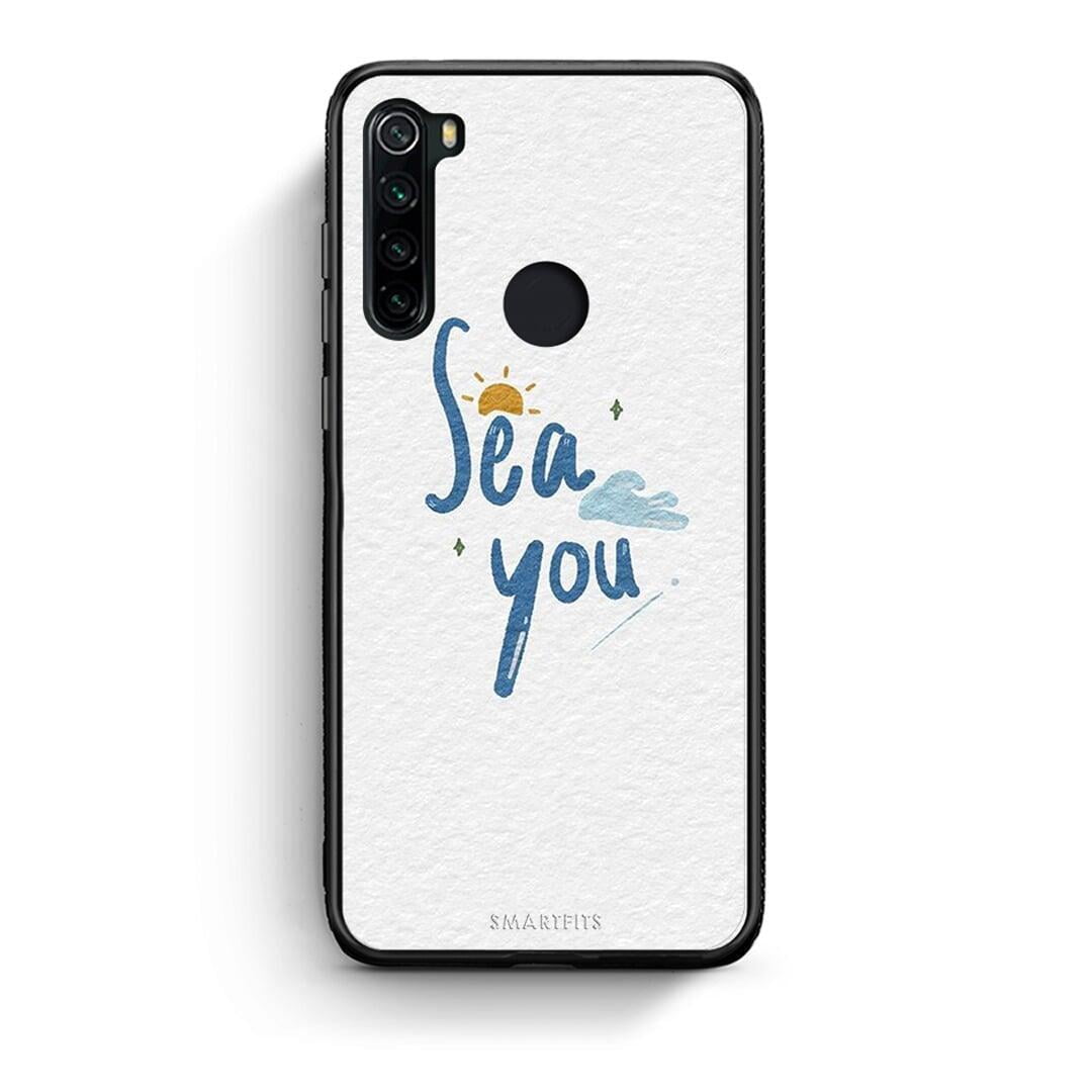 Xiaomi Redmi Note 8 Sea You Θήκη από τη Smartfits με σχέδιο στο πίσω μέρος και μαύρο περίβλημα | Smartphone case with colorful back and black bezels by Smartfits