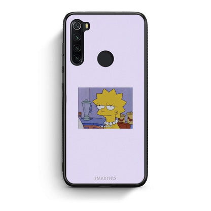 Xiaomi Redmi Note 8 So Happy θήκη από τη Smartfits με σχέδιο στο πίσω μέρος και μαύρο περίβλημα | Smartphone case with colorful back and black bezels by Smartfits