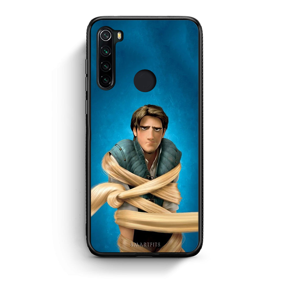 Xiaomi Redmi Note 8 Tangled 1 Θήκη Αγίου Βαλεντίνου από τη Smartfits με σχέδιο στο πίσω μέρος και μαύρο περίβλημα | Smartphone case with colorful back and black bezels by Smartfits