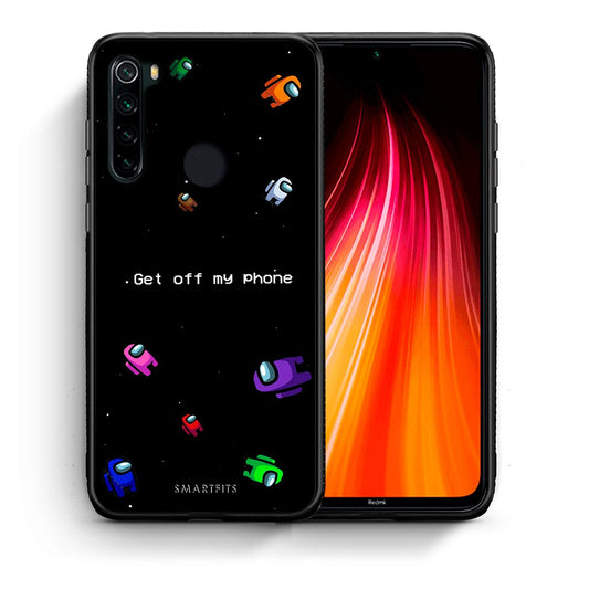 Θήκη Xiaomi Redmi Note 8 AFK Text από τη Smartfits με σχέδιο στο πίσω μέρος και μαύρο περίβλημα | Xiaomi Redmi Note 8 AFK Text case with colorful back and black bezels