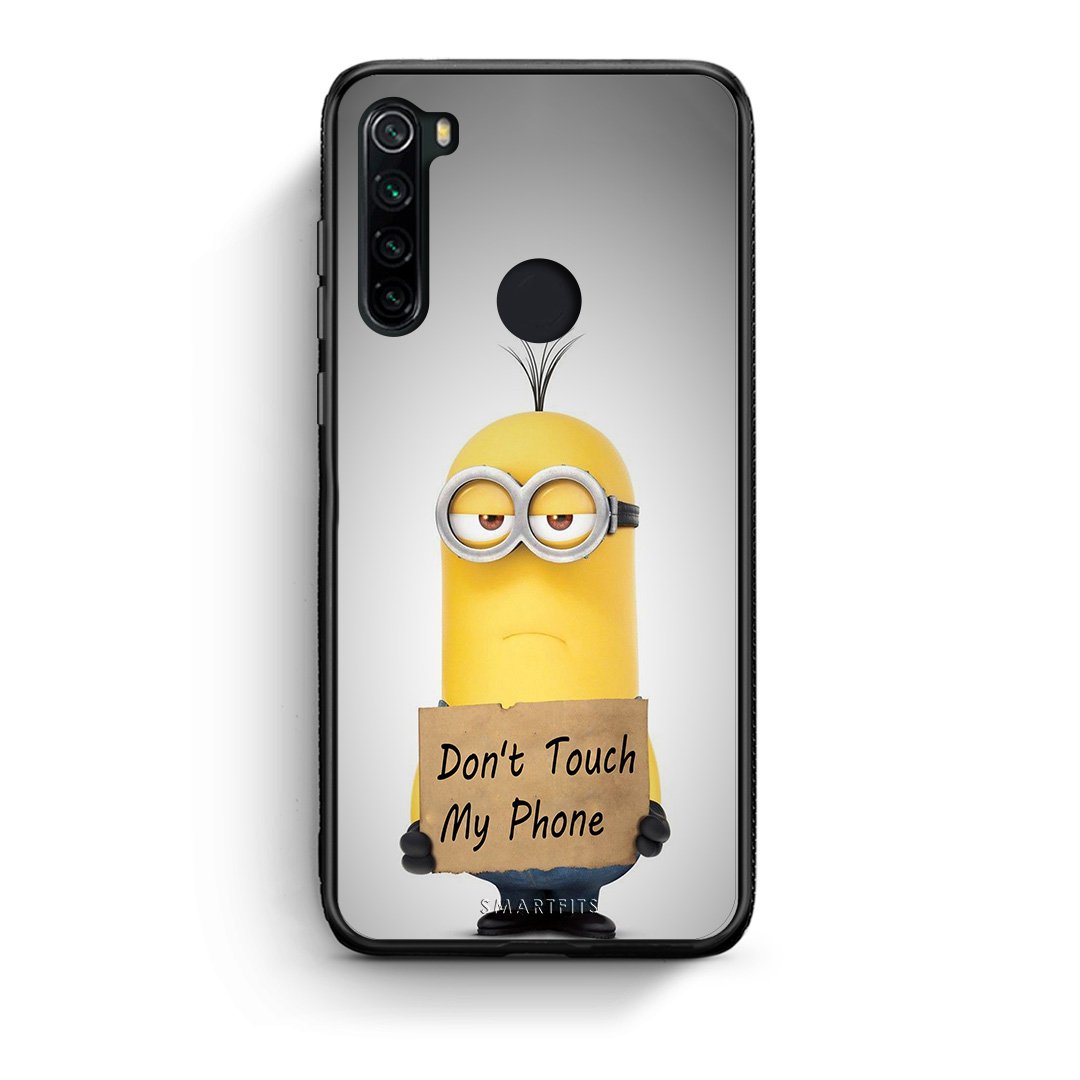 4 - Xiaomi Redmi Note 8 Minion Text case, cover, bumper