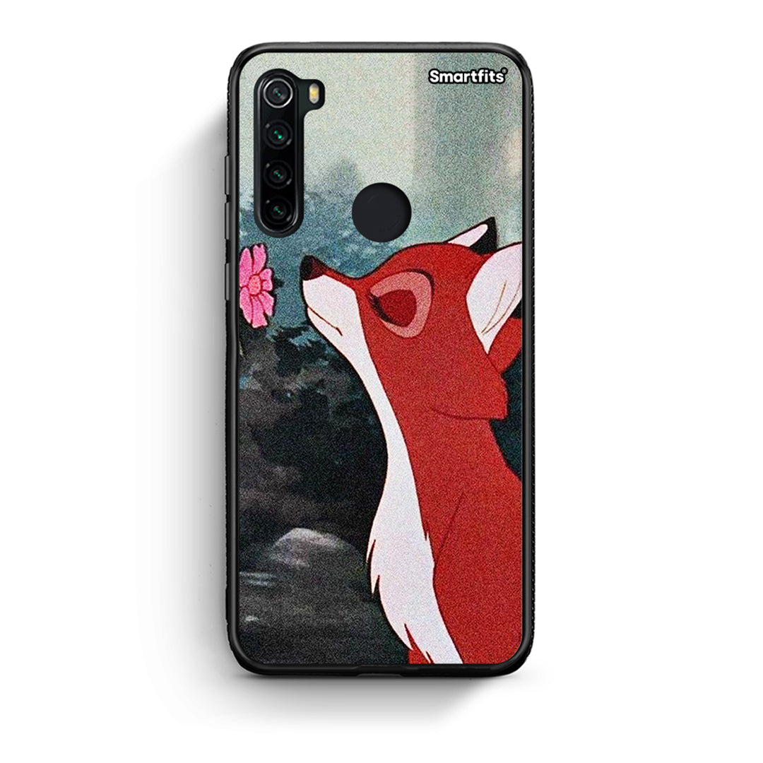 Xiaomi Redmi Note 8 Tod And Vixey Love 2 θήκη από τη Smartfits με σχέδιο στο πίσω μέρος και μαύρο περίβλημα | Smartphone case with colorful back and black bezels by Smartfits