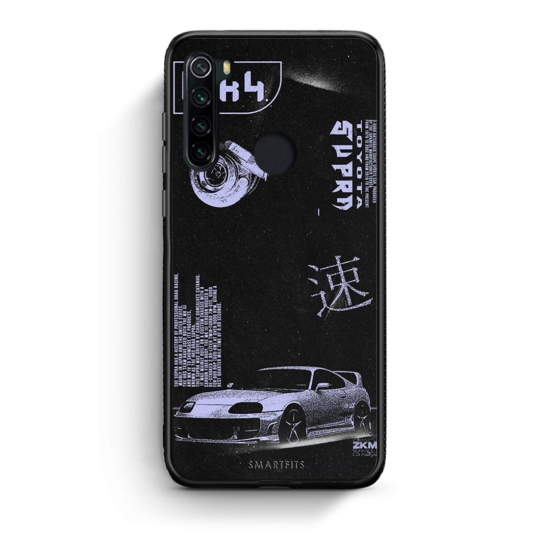 Xiaomi Redmi Note 8 Tokyo Drift Θήκη Αγίου Βαλεντίνου από τη Smartfits με σχέδιο στο πίσω μέρος και μαύρο περίβλημα | Smartphone case with colorful back and black bezels by Smartfits