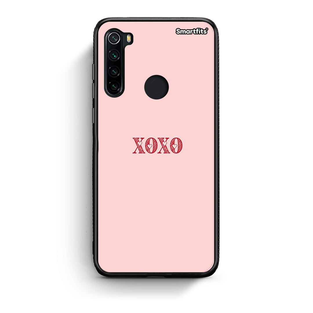 Xiaomi Redmi Note 8 XOXO Love θήκη από τη Smartfits με σχέδιο στο πίσω μέρος και μαύρο περίβλημα | Smartphone case with colorful back and black bezels by Smartfits