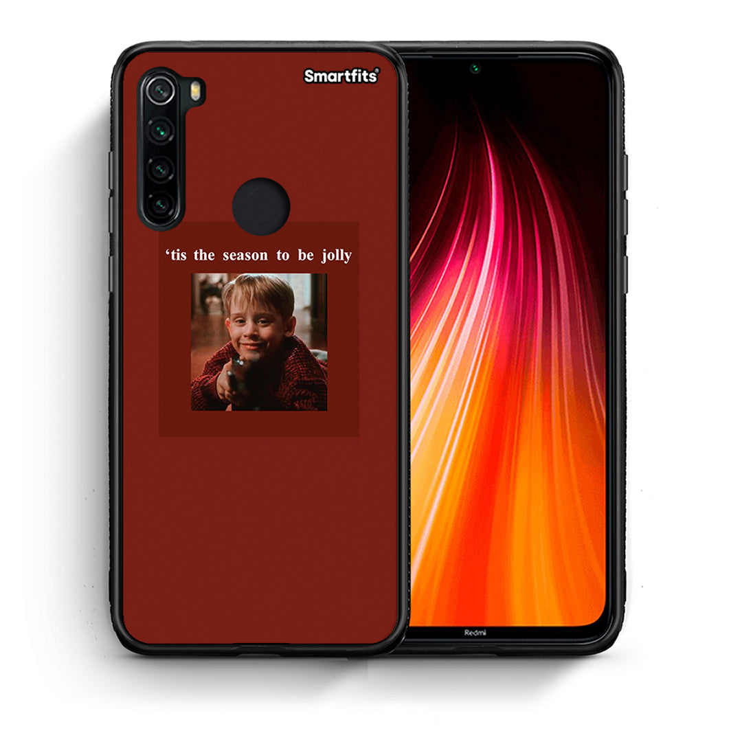 Θήκη Xiaomi Redmi Note 8 Xmas Ultimate Spirit από τη Smartfits με σχέδιο στο πίσω μέρος και μαύρο περίβλημα | Xiaomi Redmi Note 8 Xmas Ultimate Spirit case with colorful back and black bezels