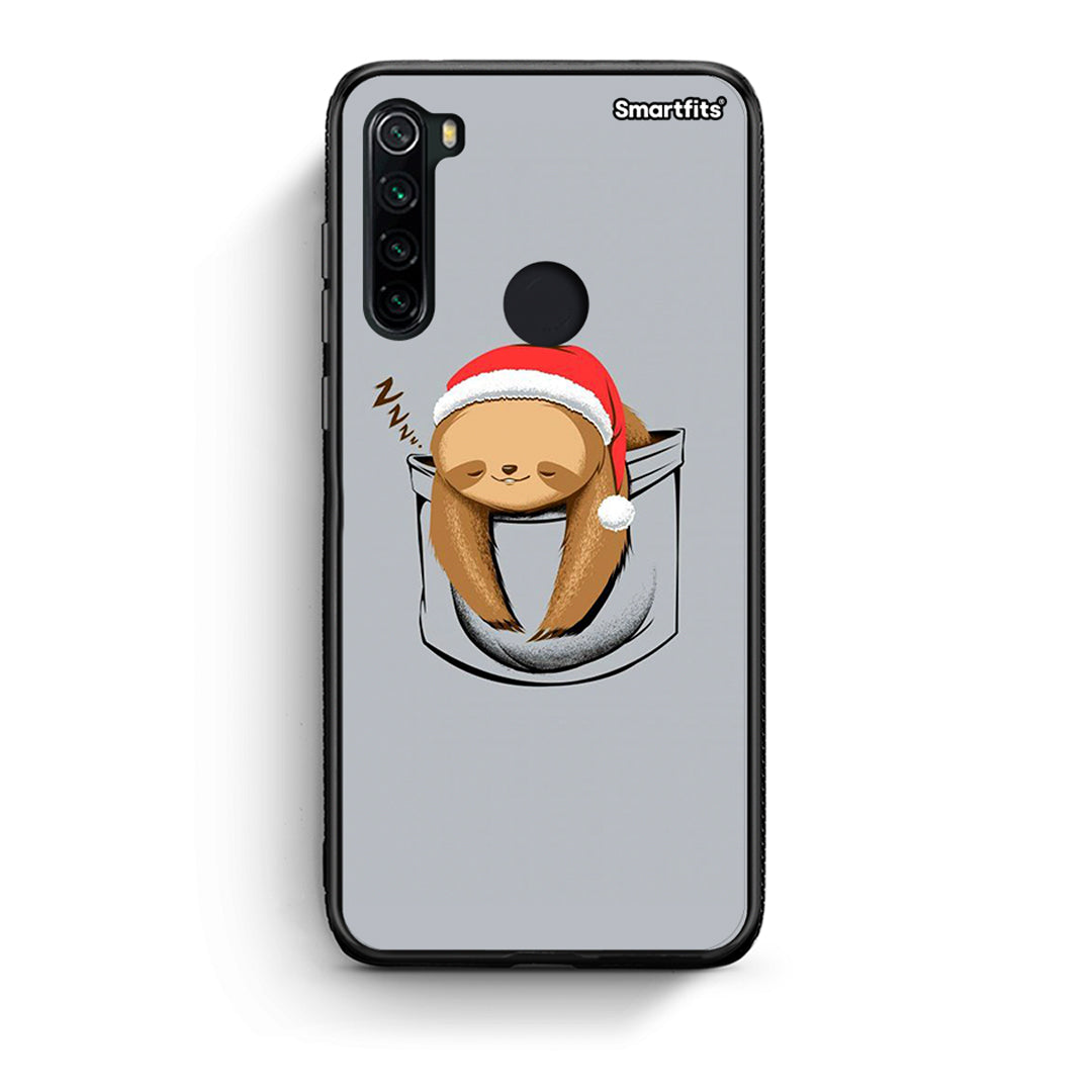 Xiaomi Redmi Note 8 Xmas Zzzz θήκη από τη Smartfits με σχέδιο στο πίσω μέρος και μαύρο περίβλημα | Smartphone case with colorful back and black bezels by Smartfits