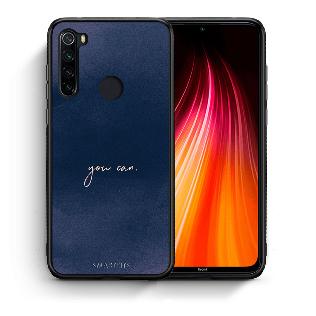 Θήκη Xiaomi Redmi Note 8 You Can από τη Smartfits με σχέδιο στο πίσω μέρος και μαύρο περίβλημα | Xiaomi Redmi Note 8 You Can case with colorful back and black bezels