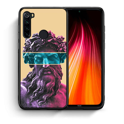 Θήκη Αγίου Βαλεντίνου Xiaomi Redmi Note 8 Zeus Art από τη Smartfits με σχέδιο στο πίσω μέρος και μαύρο περίβλημα | Xiaomi Redmi Note 8 Zeus Art case with colorful back and black bezels