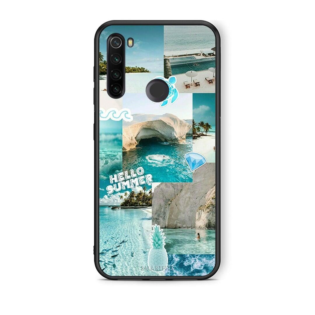 Xiaomi Redmi Note 8T Aesthetic Summer Θήκη από τη Smartfits με σχέδιο στο πίσω μέρος και μαύρο περίβλημα | Smartphone case with colorful back and black bezels by Smartfits