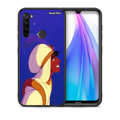 Θήκη Xiaomi Redmi Note 8T Alladin And Jasmine Love 1 από τη Smartfits με σχέδιο στο πίσω μέρος και μαύρο περίβλημα | Xiaomi Redmi Note 8 Alladin And Jasmine Love 1 case with colorful back and black bezels