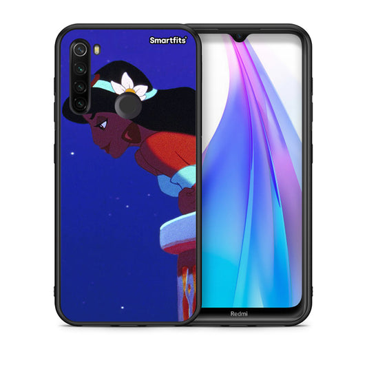 Θήκη Xiaomi Redmi Note 8T Alladin And Jasmine Love 2 από τη Smartfits με σχέδιο στο πίσω μέρος και μαύρο περίβλημα | Xiaomi Redmi Note 8 Alladin And Jasmine Love 2 case with colorful back and black bezels