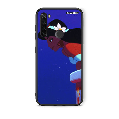 Xiaomi Redmi Note 8T Alladin And Jasmine Love 2 θήκη από τη Smartfits με σχέδιο στο πίσω μέρος και μαύρο περίβλημα | Smartphone case with colorful back and black bezels by Smartfits
