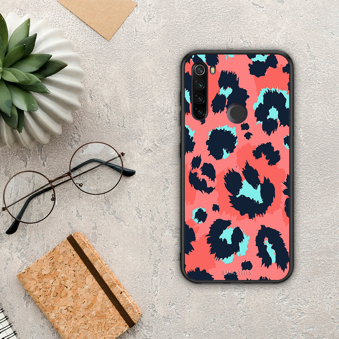 Animal Pink Leopard - Xiaomi Redmi Note 8T θήκη