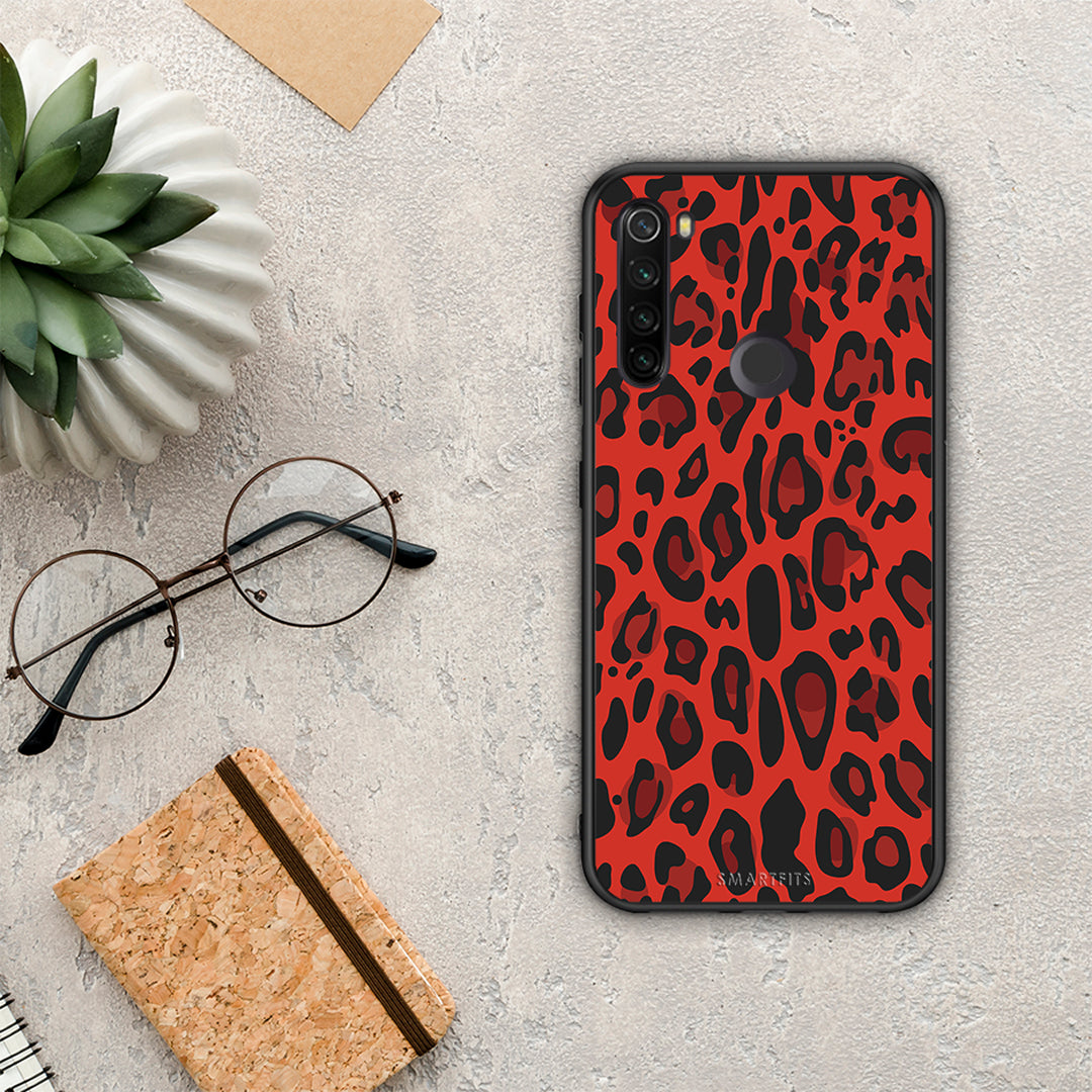 Animal Red Leopard - Xiaomi Redmi Note 8T θήκη