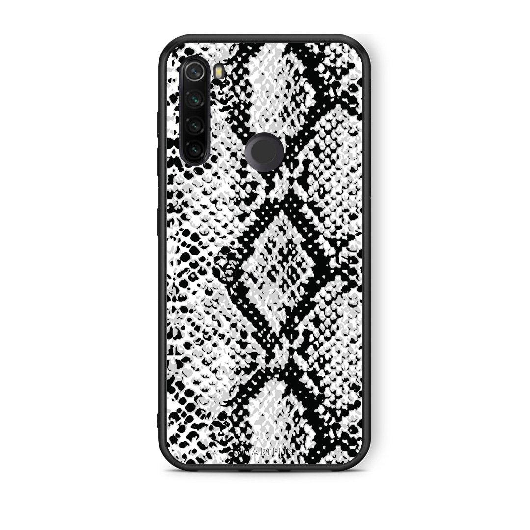 24 - Xiaomi Redmi Note 8T White Snake Animal case, cover, bumper
