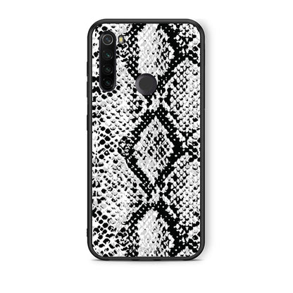 24 - Xiaomi Redmi Note 8T White Snake Animal case, cover, bumper