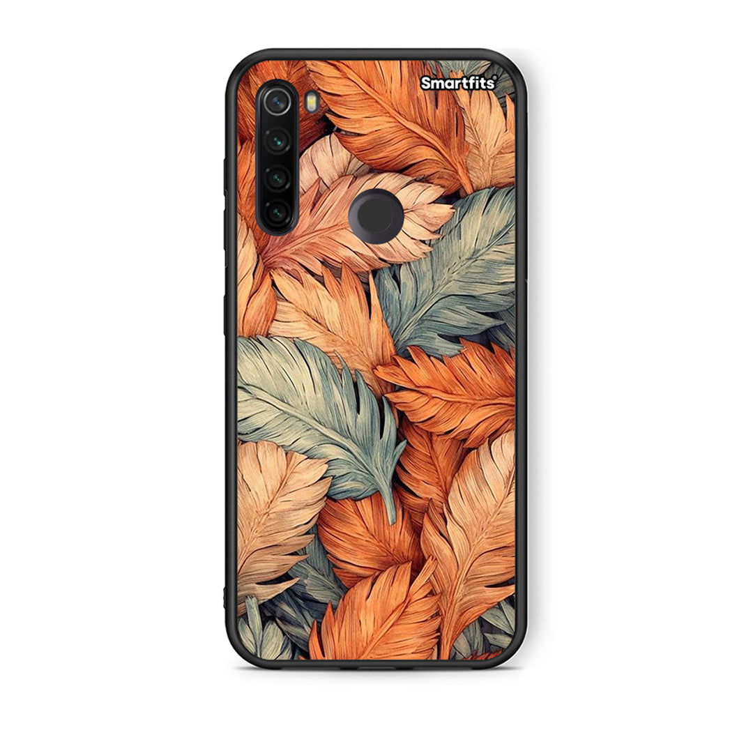 Xiaomi Redmi Note 8T Autumn Leaves θήκη από τη Smartfits με σχέδιο στο πίσω μέρος και μαύρο περίβλημα | Smartphone case with colorful back and black bezels by Smartfits