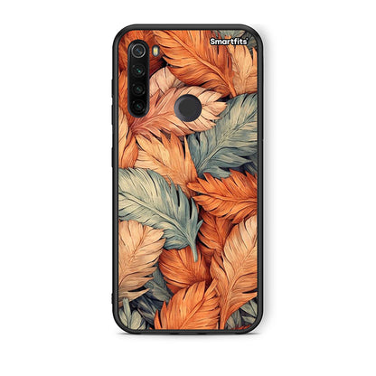 Xiaomi Redmi Note 8T Autumn Leaves θήκη από τη Smartfits με σχέδιο στο πίσω μέρος και μαύρο περίβλημα | Smartphone case with colorful back and black bezels by Smartfits