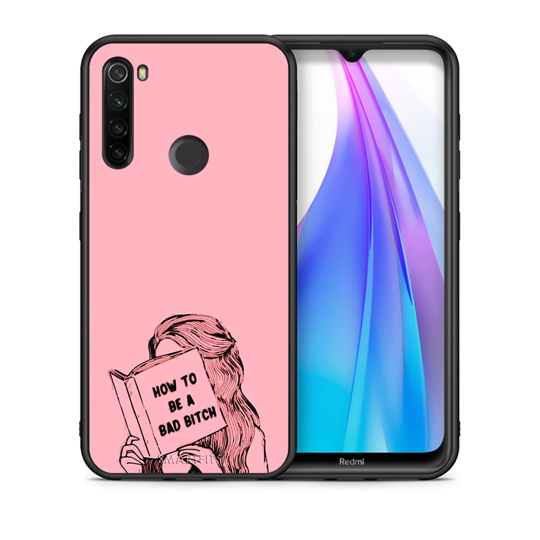 Θήκη Xiaomi Redmi Note 8T Bad Bitch από τη Smartfits με σχέδιο στο πίσω μέρος και μαύρο περίβλημα | Xiaomi Redmi Note 8 Bad Bitch case with colorful back and black bezels