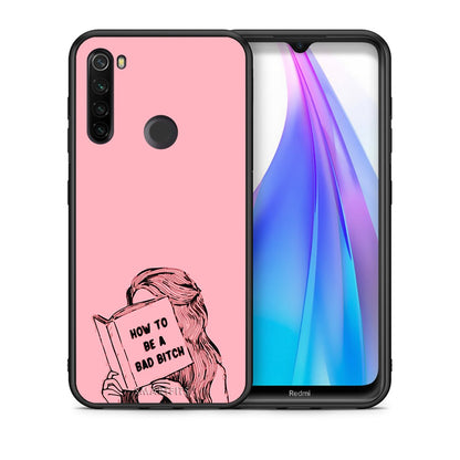 Θήκη Xiaomi Redmi Note 8T Bad Bitch από τη Smartfits με σχέδιο στο πίσω μέρος και μαύρο περίβλημα | Xiaomi Redmi Note 8 Bad Bitch case with colorful back and black bezels